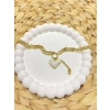 ÇELİK SEDEF KALP BİLEKLİK