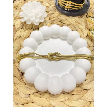 ÇELİK GOLD İTALYAN ZİNCİR DÜĞÜM DETAY BİLEKLİK