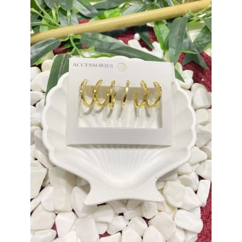 6LI ALTIN RENK KÜPE SET