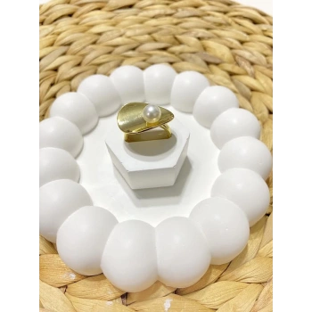 ÇELİK İNCİ DETAY AYARLANABİLİR YÜZÜK