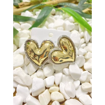 İTHAL LUX KALP FİGÜRLÜ KÜPE AĞIR