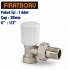 FIRAT PP Düz Radyatör Vana 20mm, 1/2, 1 Adet, 7B92020127