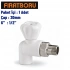 FIRAT PP Köşe Radyatör Vana 20mm, 1/2, 1 Adet, 7B91020127