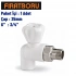 FIRAT PP Köşe Radyatör Vana 25mm, 3/4, 1 Adet, 7B91025191
