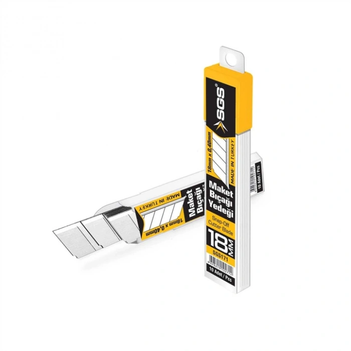 SGS Maket Bıçağı Yedeği 0,40mm, Paket İçi 10 Adet