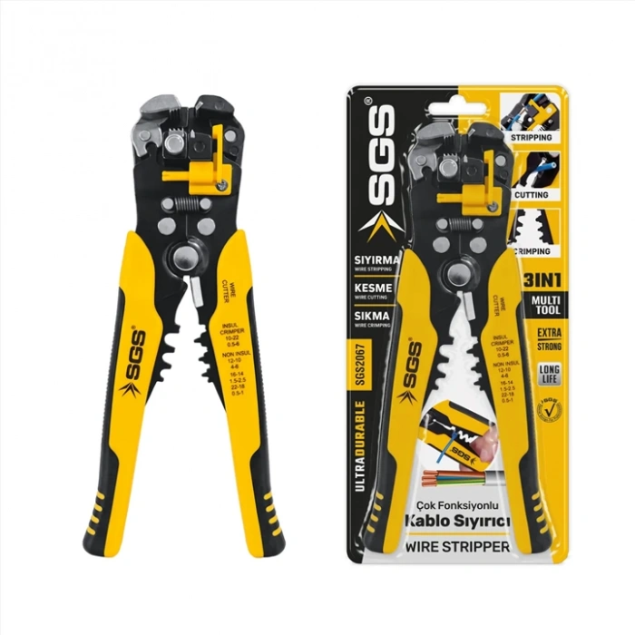SGS Çok Fonksiyonlu Kablo Sıyırıcı 3 in 1