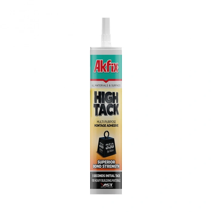 Akfix High Tack Genel Amaçlı Montaj Yapıştırıcı 290ml - Beyaz