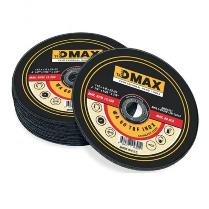 DMAX İnox Kesici Taş 115x1.0 x 22,2mm