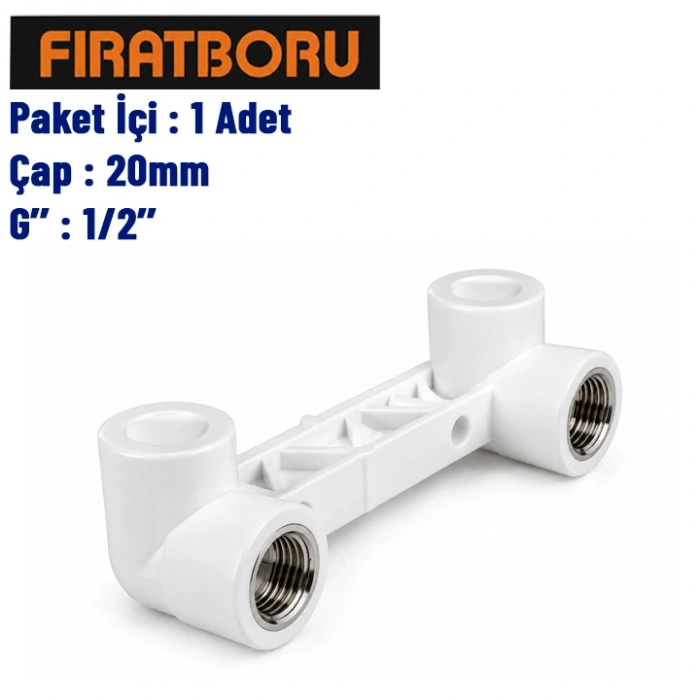 FIRAT Çiftli Batarya Bağlantısı 20mm, 1/2, 7B80020128