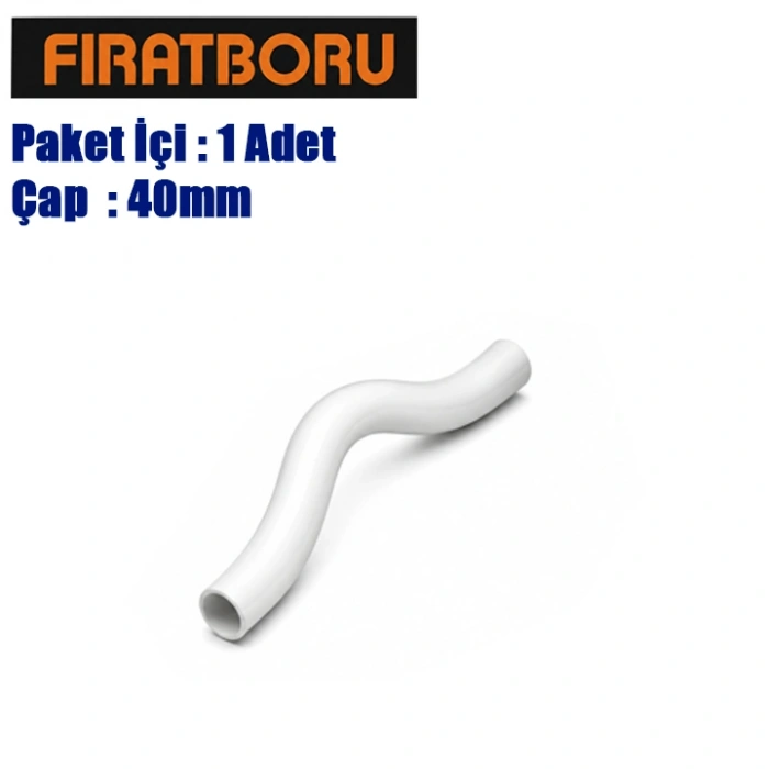 FIRAT Düz Köprü 40mm, Düz Kavis, 1 Adet, 7B00120040