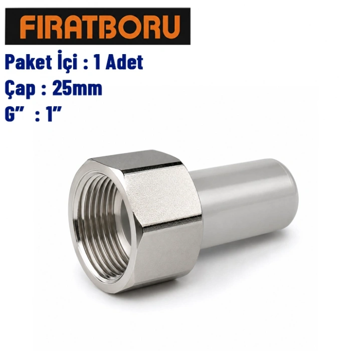 FIRAT Hareketli Rakor (Dişi) 25mm, 1, 1 Adet, 7B78025254