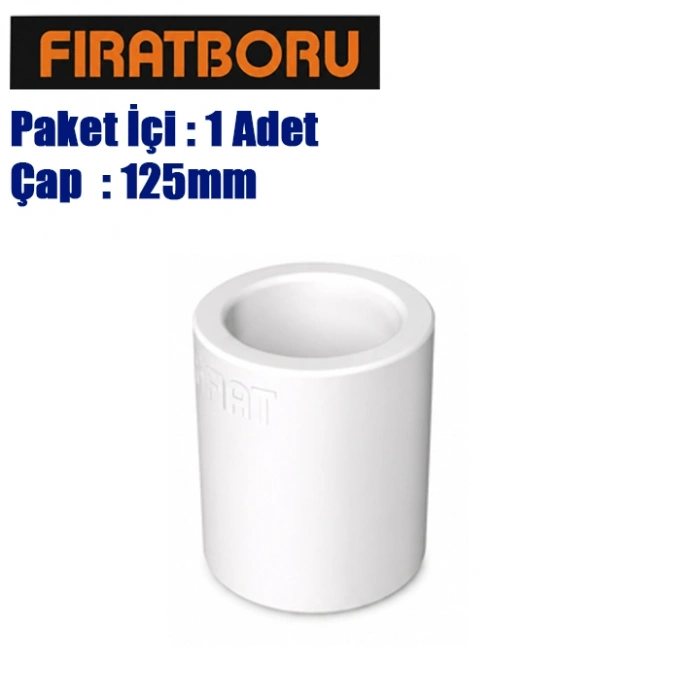 Fırat Manşon 125mm, 125mm PPRC Manşon, 1 Adet, 7B21000125