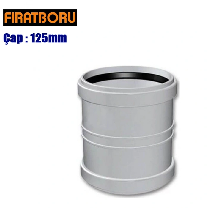 FIRAT PVC Atık Su Kayar Manşon 125mm, 1 Adet