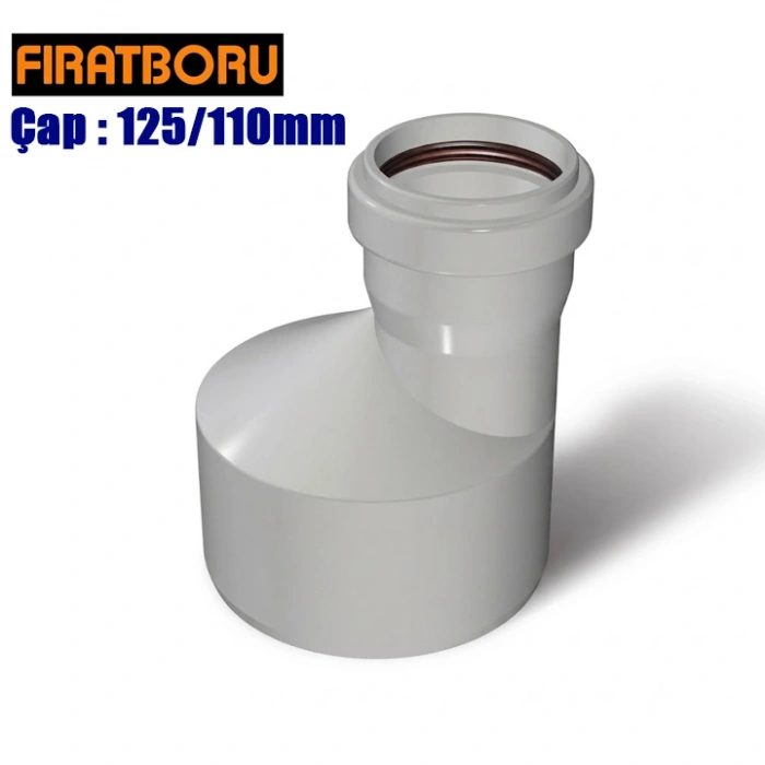 FIRAT PVC Redüksiyon 125/110mm 1 Adet