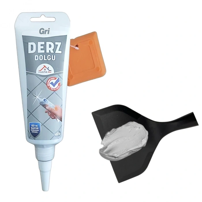 Fixon Home Derz Tamir Dolgusu Gri Renk 400g, Hazır Derz Dolgusu,