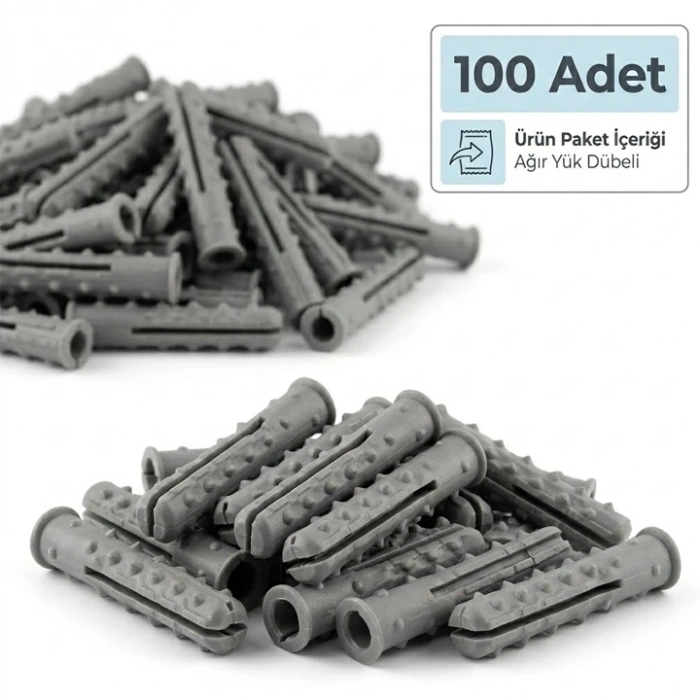MADE Ağır Yük Dübeli  9*2,5Cm 100 Adet