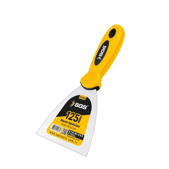 SGS Boyacı Ispatulası 125mm, Paslanmaz Çelik
