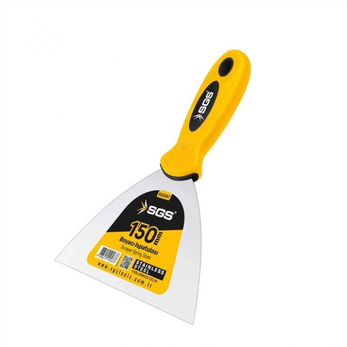 SGS Boyacı Ispatulası 150mm, Paslanmaz Çelik