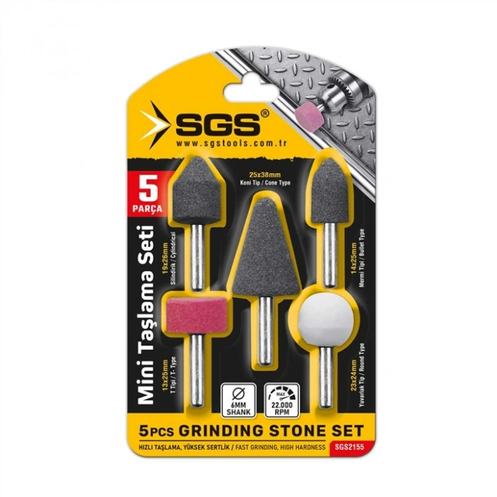 SGS Mini Taşlama Seti, Taşlama Uçları