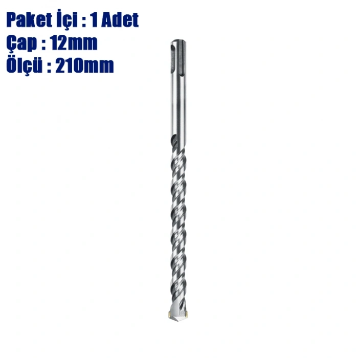 SGS SDS Plus Matkap Ucu 12mm*210mm, Matkap Ucu
