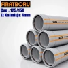 FIRAT 125/150mm Dublex PVC Atık Su Borusu, 4mm Et Kalınlığı, 1 Adet
