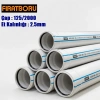 FIRAT 125/2000mm PVC Atık Su Borusu, 2.5mm Et Kalınlığı, 1 Adet