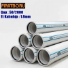FIRAT 50/2000mm PVC Atık Su Borusu, 1.8mm Et Kalınlığı, 1 Adet