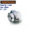 FIRAT İç Dişli Oynar Başlıklı Rakor 20mm, 1/2, 1 Adet, 7B65020191