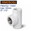 FIRAT İç Dişli TE 32mm, 1/2, 1 Adet, 7B52025191