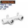 FIRAT Taharat Bağlantısı 20mm, 1/2, 7B80120127