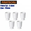 FIRAT Yeni Tip Körtapa 20mm, 5 Adet, 7B32020020