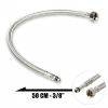 GSM Flex Çelik Batarya Bağlantısı 50cm 3/8, Flex Batarya Bağlantısı
