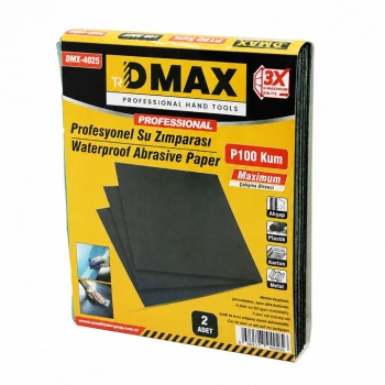 DMAX P100 Kum Kağıt Su Zımparası 230 x 280 mm, Paket İçi 5 Adet