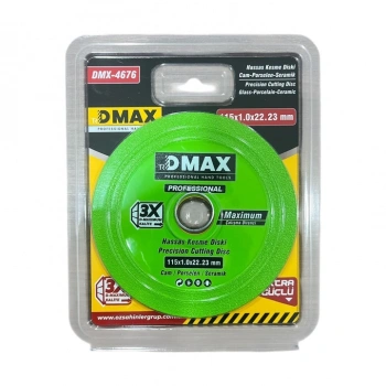 DMAX Hassas Kesme Diski (Cam,Seramik,Porselen),(115x1,0x22-23mm)
