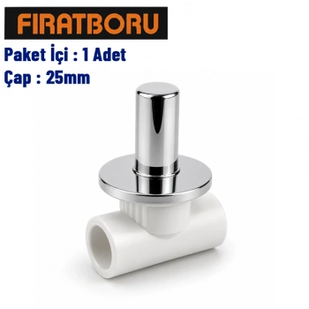 FIRAT Krom Lüx Gizli Vana 25mm, 1 Adet, 7B84025191