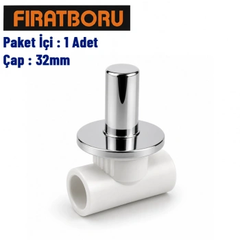 FIRAT Krom Lüx Gizli Vana 32mm, 1 Adet, 7B84032254