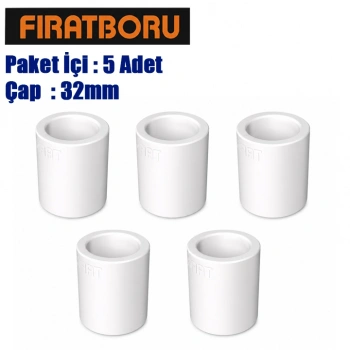 Fırat Manşon 32mm, 32mm PPRC Manşon, 5 Adet, 7B21000032