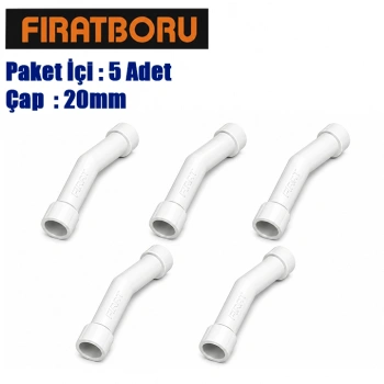 FIRAT Manşonlu Köprü 20mm, Manşonlu Kavis, 5 Adet, 7B00130020