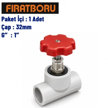 FIRAT Sıva Altı Vana 32mm, 1, 1 Adet, 7B82025191