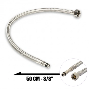 GSM Flex Çelik Batarya Bağlantısı 50cm 3/8, Flex Batarya Bağlantısı
