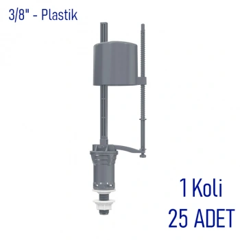 Mega Master Flatör 3/8 Plastik, 1 Koli 25 Adet