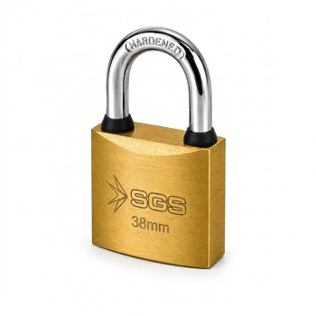 SGS 38mm Asma Kilit, Sarı Boyalı Asma Kilit 38mm