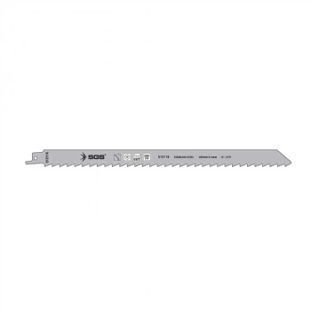 SGS Tilki Kuyruğu Bıçağı, Paslanmaz 305 x 8,5 mm, Paket İçi 5 Adet