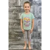 Paw Patrol Skye Baskılı Yeşil Renk Kız Çocuk Taytlı Takım