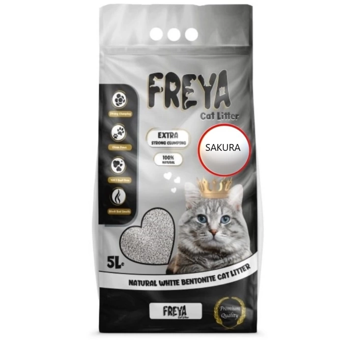 FREYA 5 LT KEDİ KUMU SAKURA KOKULU