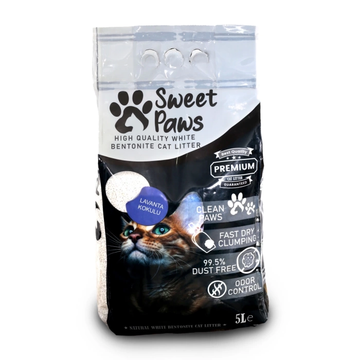 SWEET PAWS KEDİ KUMU 5 LT LAVANTA KOKULU