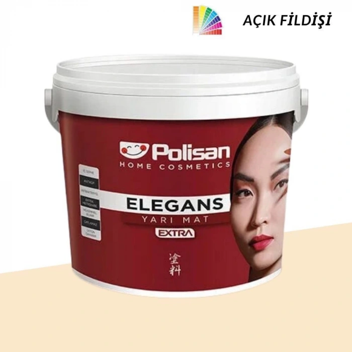 Polisan Elegans Extra Yarı Mat Açık Fildişi 15 Litre