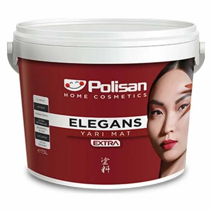 Polisan Elegans Extra Yarı Mat Beyaz 7,5 Litre