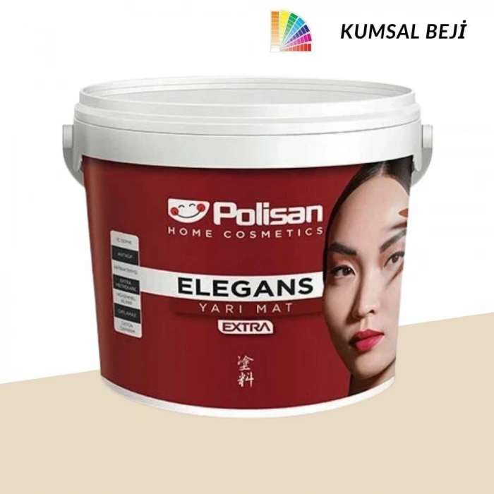 Polisan Elegans Extra Yarı Mat Kumsal Beji 7,5 Litre