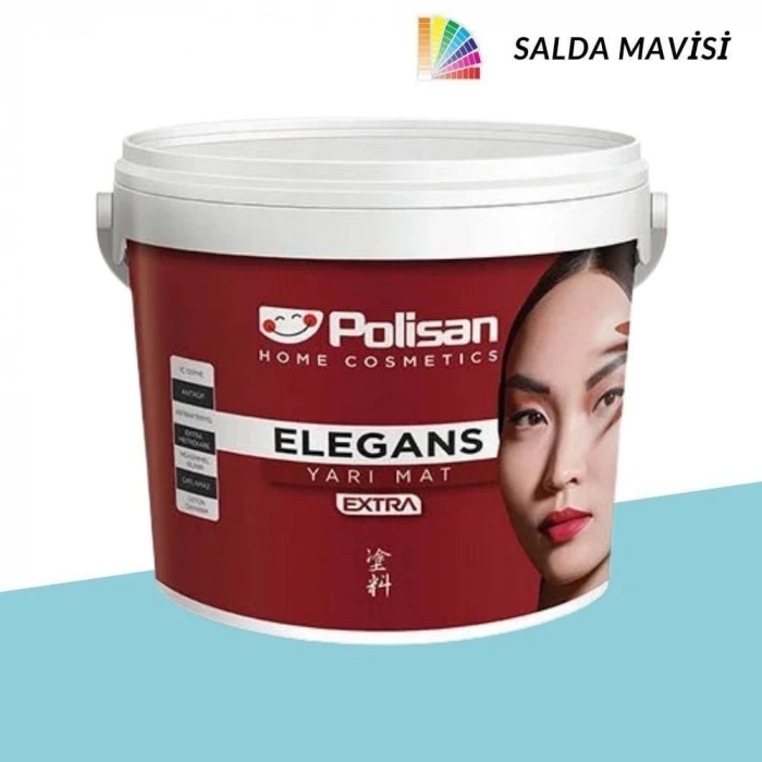 Polisan Elegans Extra Yarı Mat Salda Mavisi 12,5 Litre